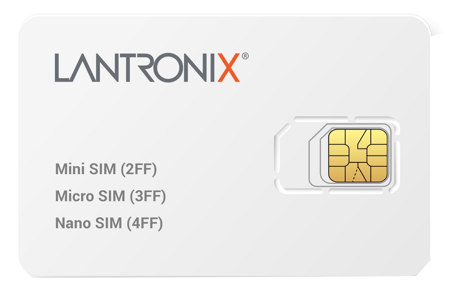 Lantronix AT&T Carrier-Specific M2M Sim Card