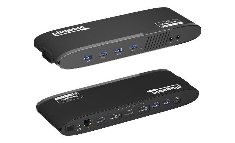 Plugable USB 3.0 DisplayLink Docking Station Dual 4K 60Hz