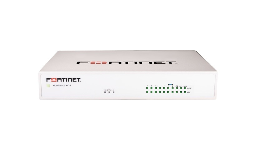 Fortinet FortiGate 61F - security appliance - with 5 years 24x7 FortiCare and FortiGuard SMB Protection