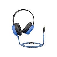 MAXCases Extreme Headset with Mic - Black and Blue