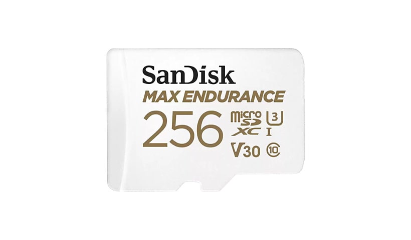SanDisk Max Endurance - flash memory card - 256 GB - microSDXC UHS-I