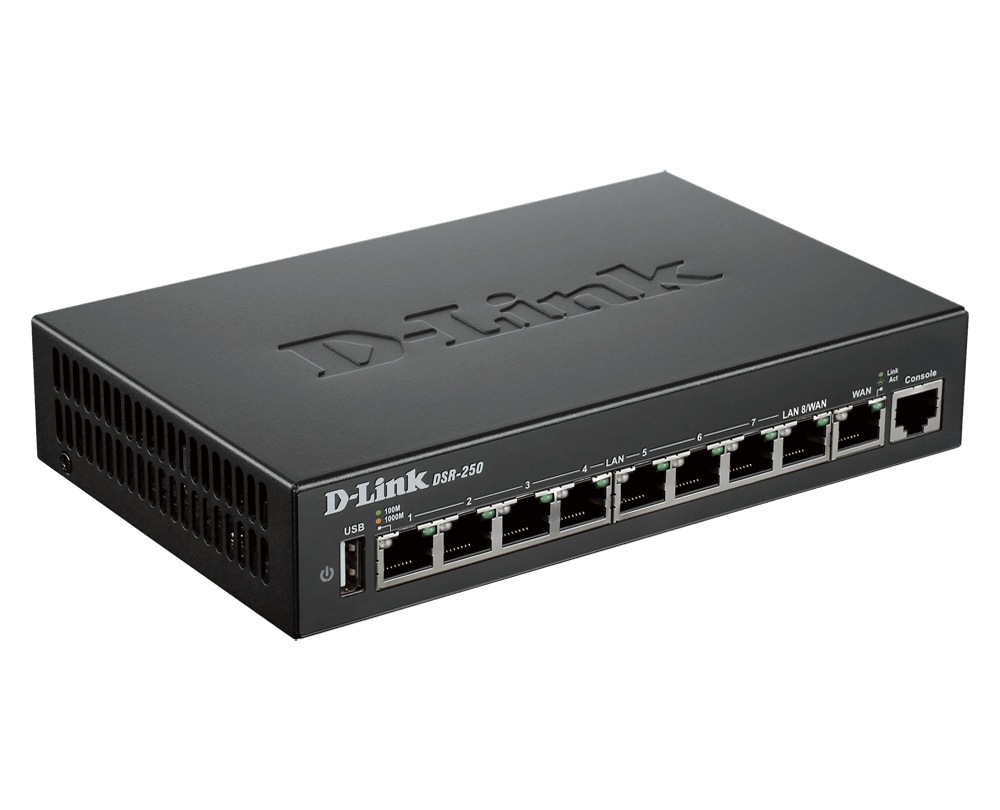 D-Link 8 Port Gigabit VPN Router