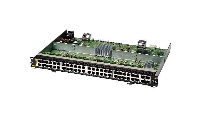 HPE Aruba 6400 48-port 1GbE Class 4 PoE and 4-port SFP56 v2 Module - switch - 48 ports - rack-mountable