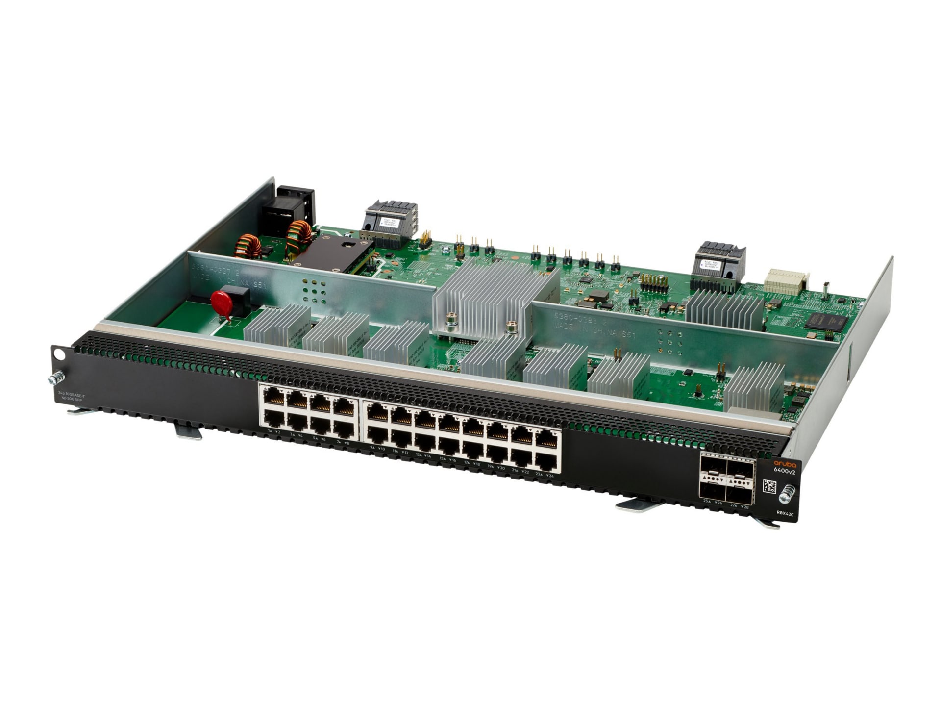 HPE Aruba 6400 24-port 10Gbase-T and 4-port SFP56 v2 - switch - 24 ports -