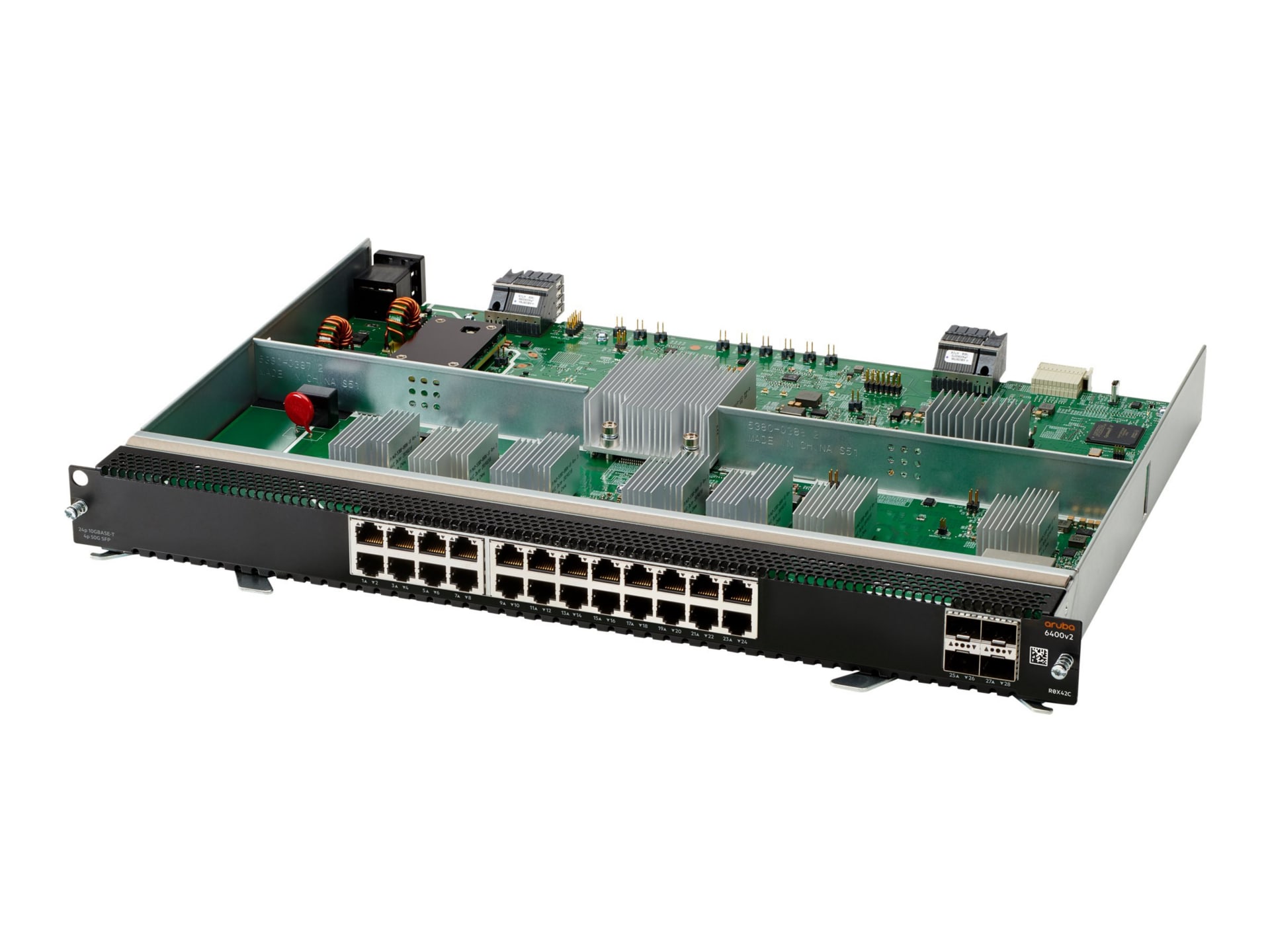 HPE Aruba 6400 24-port 10Gbase-T and 4-port SFP56 v2 - switch - 24 ports - rack-mountable