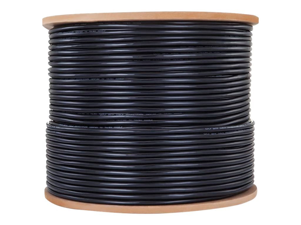 4XEM bulk cable - 1000 ft - black
