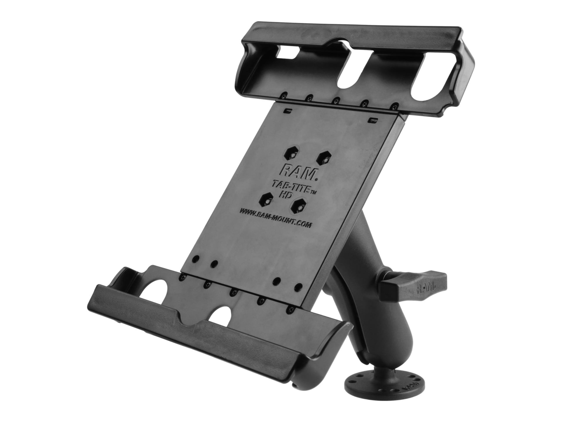 RAM Mounts Tab-Tite 9"-10.5" Holder with Flat Surface Mount