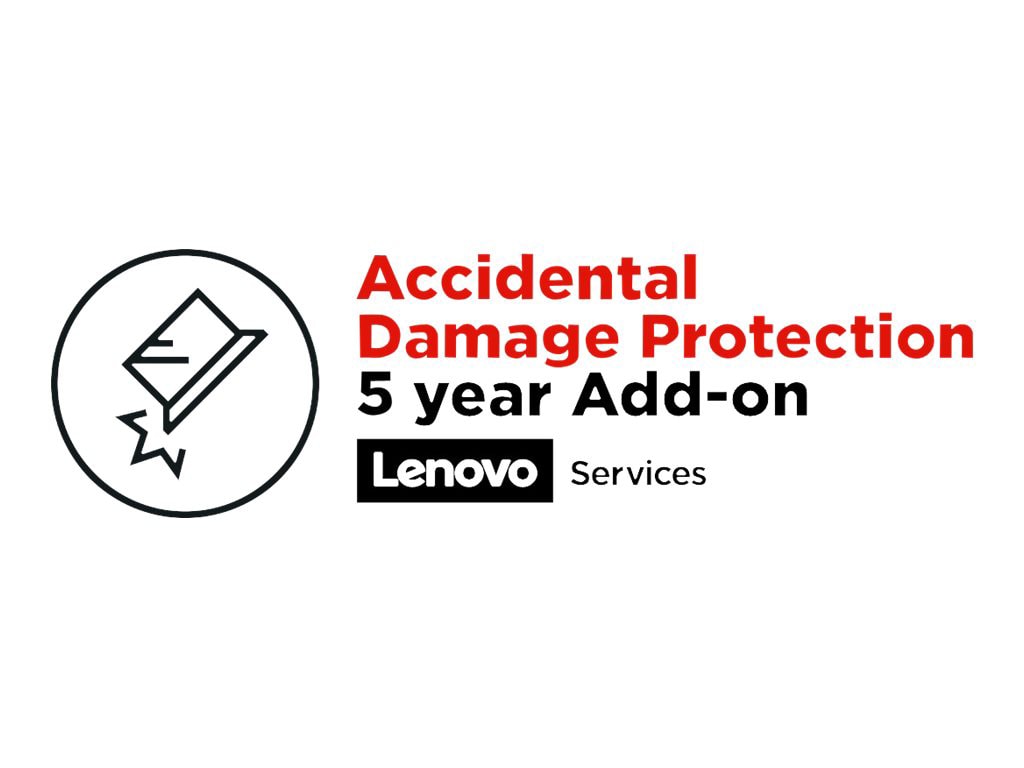 Lenovo Accidental Damage Protection Add On - accidental damage coverage - 5 years