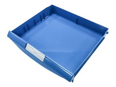 Capsa Healthcare - Standard Bins Accessory - Wide Blue Bin w/Retainer-Label