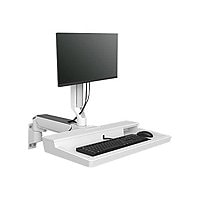 Ergotron CareFit Combo Arm - mounting kit - modular - for LCD display / keyboard / mouse - white
