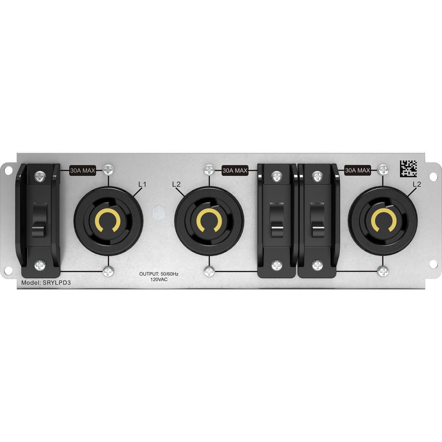 APC Backplate Kit with 3x NEMA L5-30R Outlets for Smart-UPS Modular Ultra