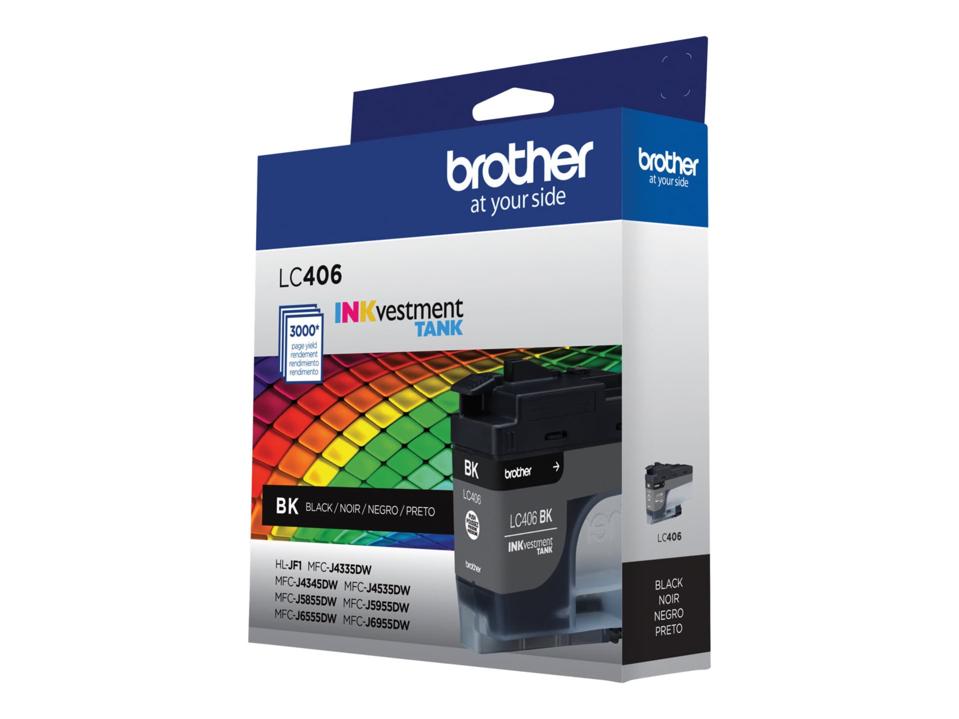 Brother LC406BK - black - original - ink cartridge