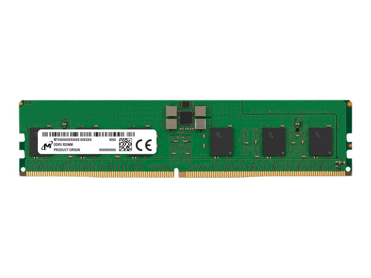 Micron - DDR5 - module - 16 GB - DIMM 288-pin - 4800 MHz / PC5-38400 - registered