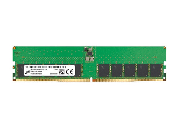 Micron DDR5 module 32 GB DIMM 288-pin 4800 MHz PC5-38400  unbuffered MTC20C2085S1EC48BA1R Server Memory