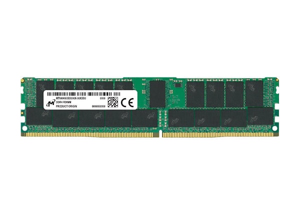 Micron - DDR4 - module - 32 GB DIMM 288-pin - 3200 MHz / PC4-25600 - - MTA36ASF4G72PZ-3G2R - Server Memory CDW.com
