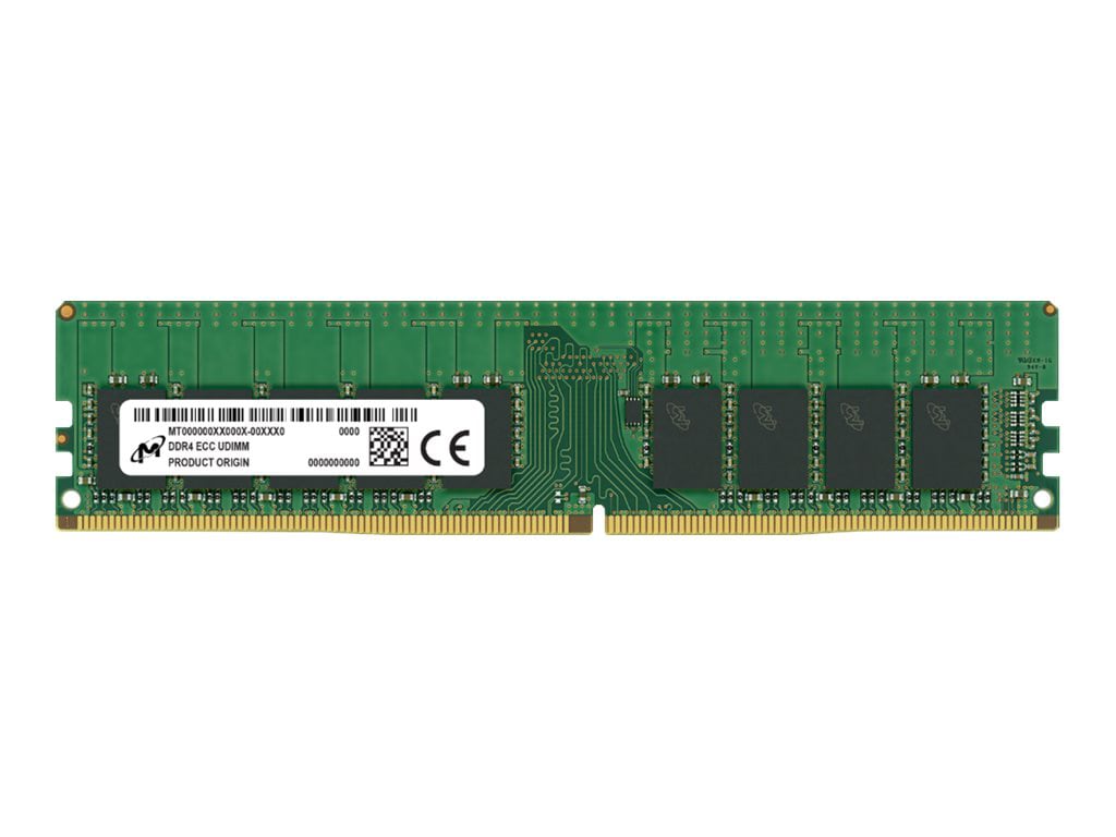 Micron - DDR4 - module - 32 GB - DIMM 288-pin - 3200 MHz / PC4-25600 - unbuffered