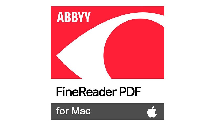 ABBYY FineReader PDF for Mac (v. 15) - subscription license (1 year) + Software Maintenance and Upgrade Assurance - 1