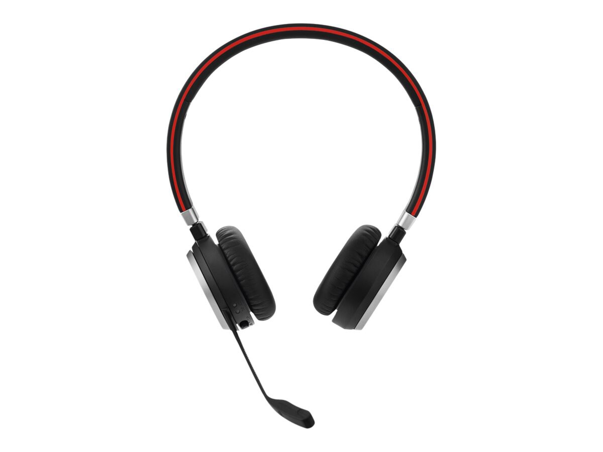 Jabra Evolve 65 SE MS Stereo - micro-casque - avec support de chargement