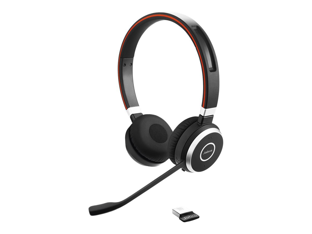 Jabra Evolve 65 SE UC Stereo - headset - with charging stand