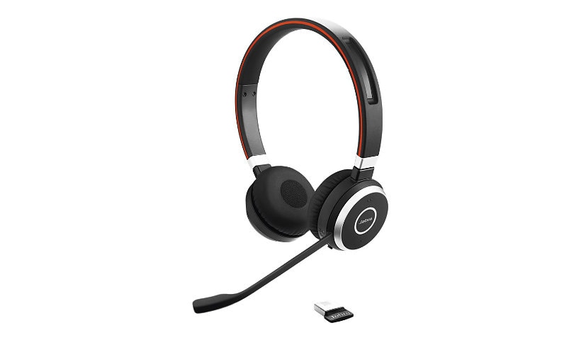 Jabra Evolve 65 SE UC Stereo - headset - with charging stand