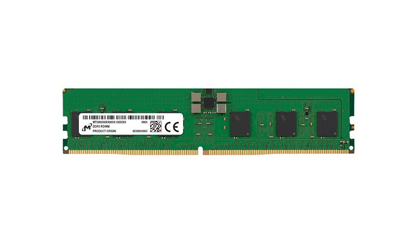 Micron - DDR5 - module - 16 GB - DIMM 288-pin - 4800 MHz / PC5-38400 - regi