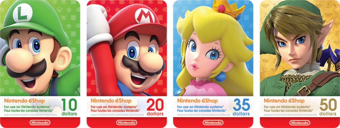 Nintendo eShop $10 Gift Card (USA) - Nintendo eShop Gift Cards