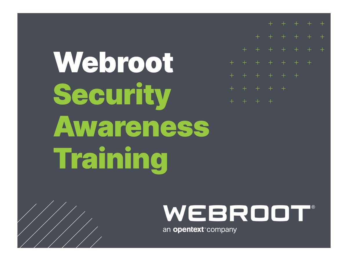 Webroot Security Awareness Training Business - upsell / add-on license (1 year) - 1 seat