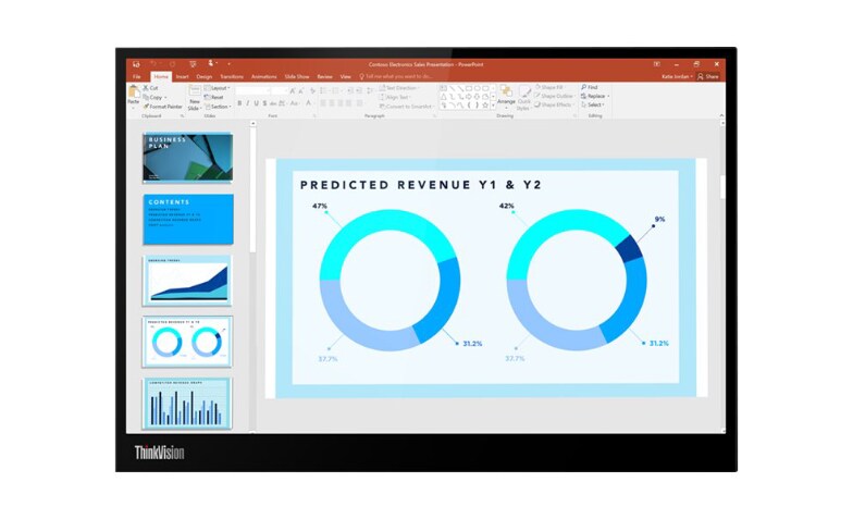 Lenovo ThinkVision M14d - LED monitor - 14