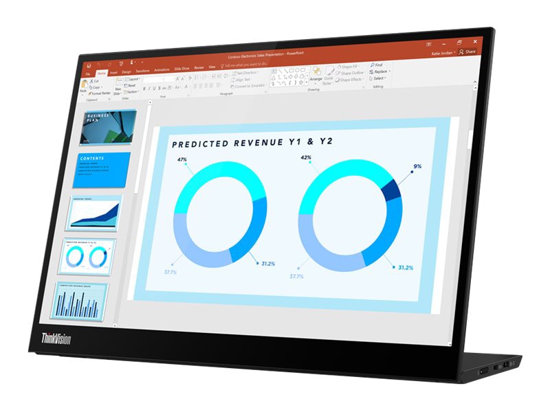 Thumbnail 2 of 11 for Lenovo ThinkVision M14d - LED monitor - 14"