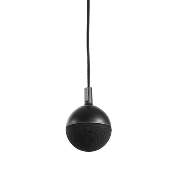 Vaddio EasyIP Ceiling Microphone - With Dante Networked Audio - Black