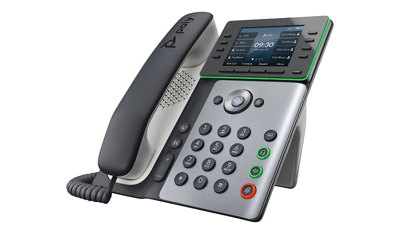 Poly Edge E350 - VoIP phone with caller ID/call waiting - 3-way call capability