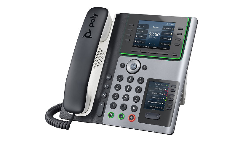 Poly Edge E450 - VoIP phone with caller ID/call waiting - 3-way call capability