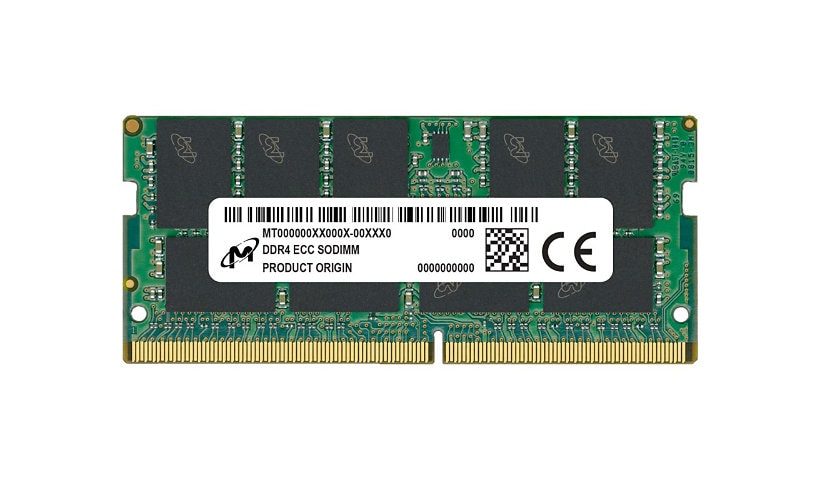 Micron - DDR4 - module - 32 GB - SO-DIMM 260-pin - 3200 MHz / PC4-25600 - u