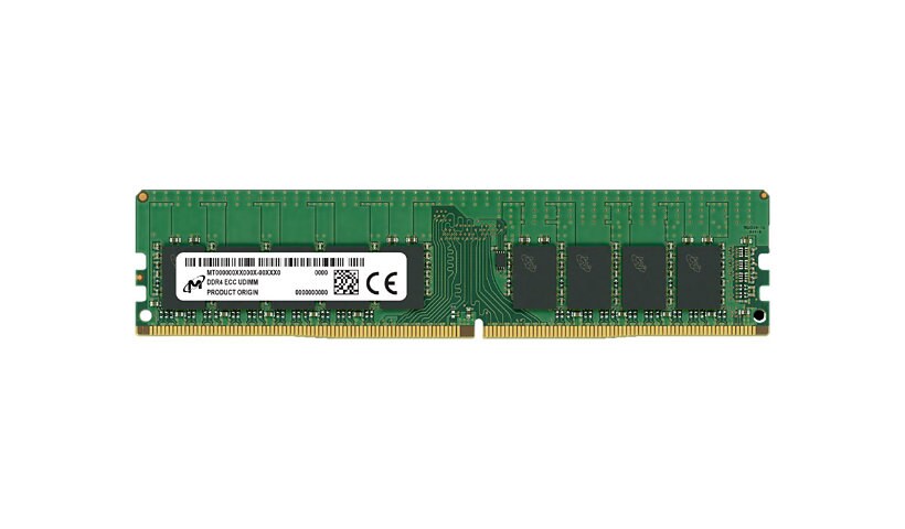 Micron - DDR4 - module - 16 Go - DIMM 288 broches - 3200 MHz / PC4-25600 - mémoire sans tampon
