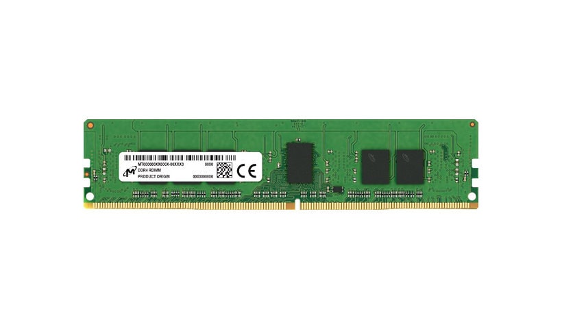 Micron - DDR4 - module - 16 Go - DIMM 288 broches - 3200 MHz / PC4-25600 - mémoire enregistré