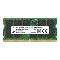 Micron - DDR5 - module - 32 GB - SO-DIMM 262-pin - 4800 MHz / PC5-38400 - u