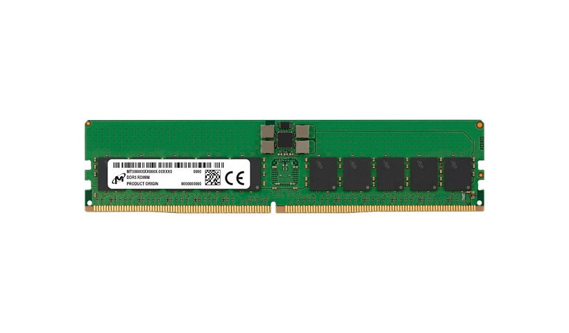Micron - DDR5 - module - 32 GB - DIMM 288-pin - 4800 MHz / PC5-38400 - regi