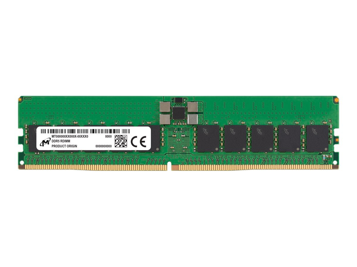 Micron - DDR5 - module - 32 GB - DIMM 288-pin - 4800 MHz / PC5-38400