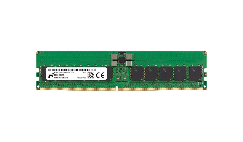 Micron - DDR5 - module - 32 Go - DIMM 288 broches - 4800 MHz / PC5-38400