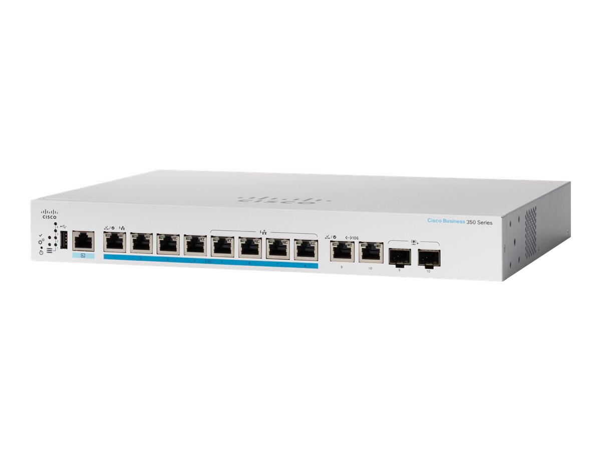 Cisco Business 350 Series CBS350-8MP-2X - commutateur - 8 ports - Géré - Montable sur rack