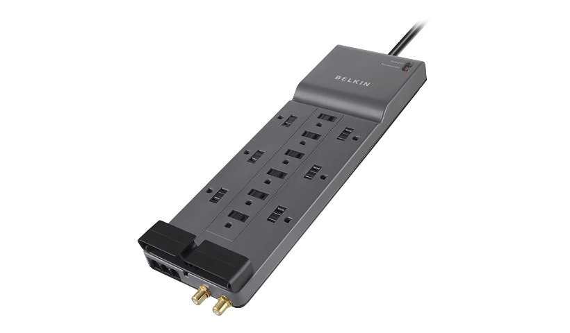 Belkin 12 Outlet Home and Office Surge Protector with 8ft Power Cord - 3 pack - 3940 Joules
