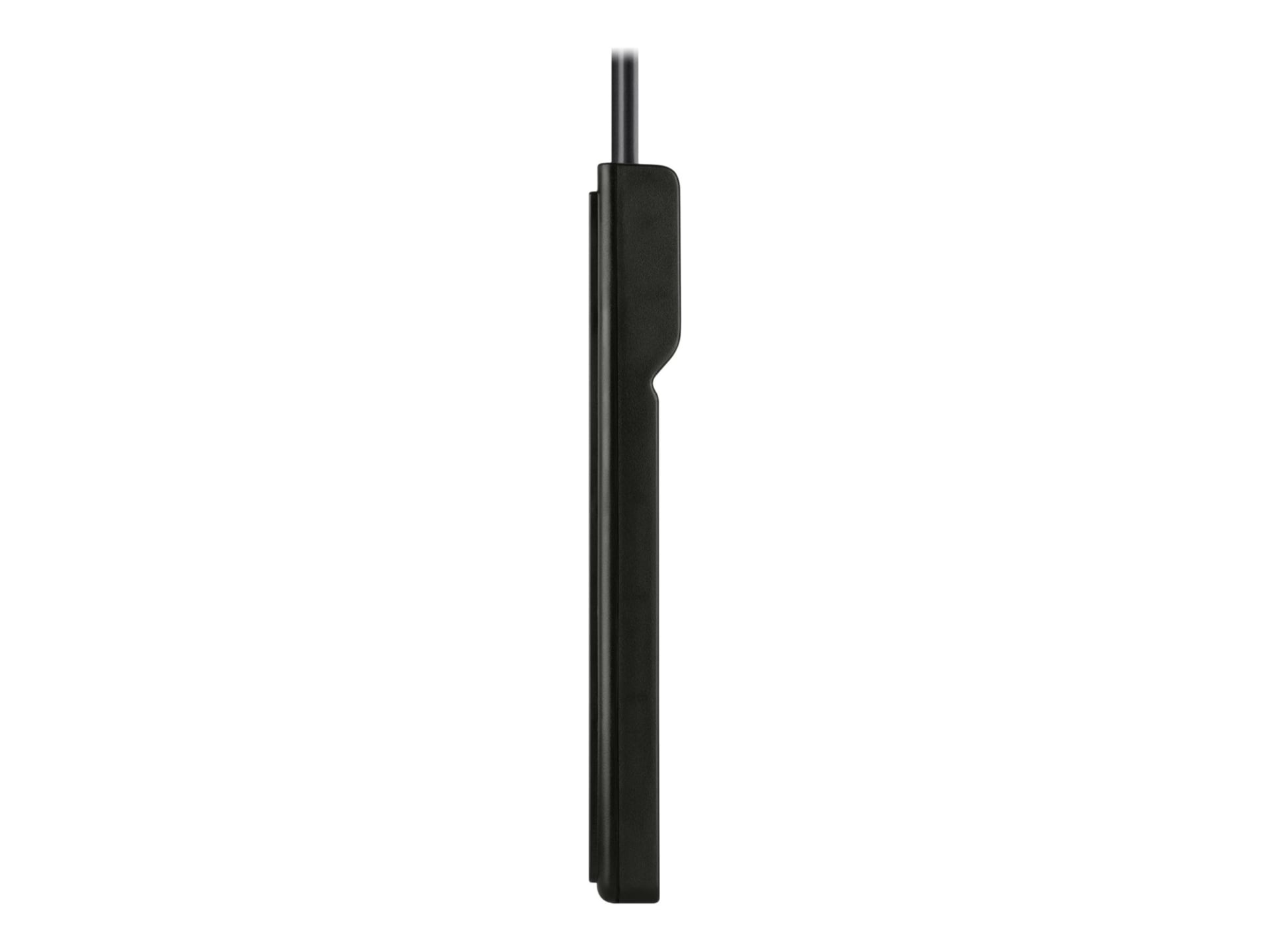 Belkin 6-Outlet Surge Protector - 6ft Cord - Rotating Plug - 720J - Black (3-pack)
