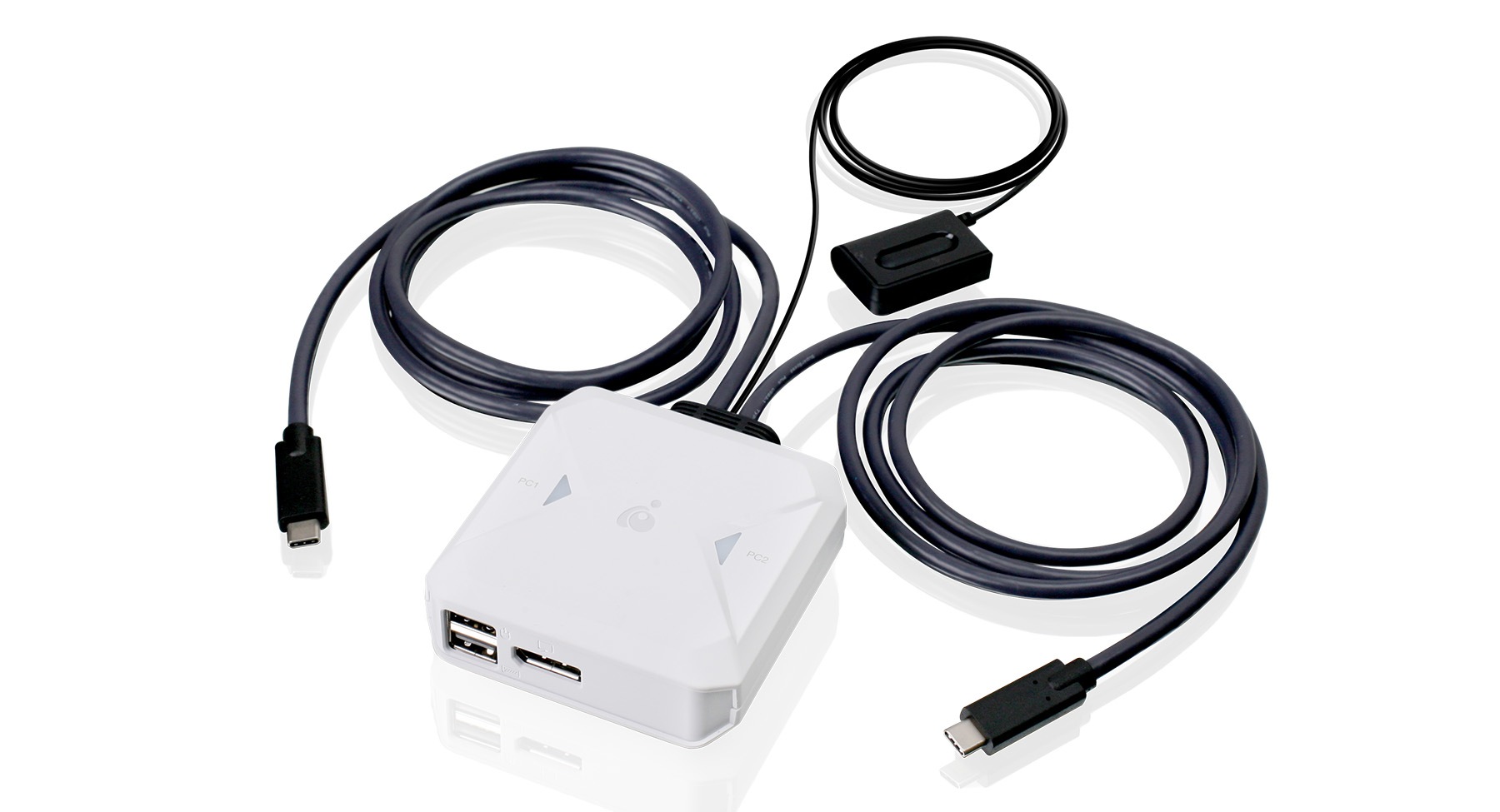 Thumbnail 2 of 5 for IOGEAR2-Port 4K USB-C KVM Switch with DisplayPort output
