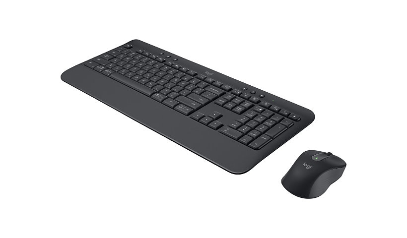 Logitech Signature MK650 Combo for Business - keyboard and mouse set - QWERTZ - French - graphite Input Device