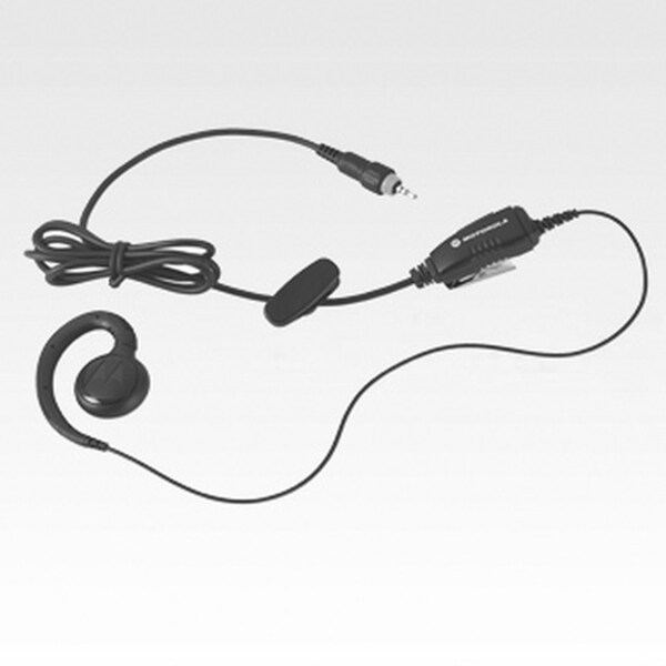 Motorola Earpiece with In-line Push-to-Talk Microphone