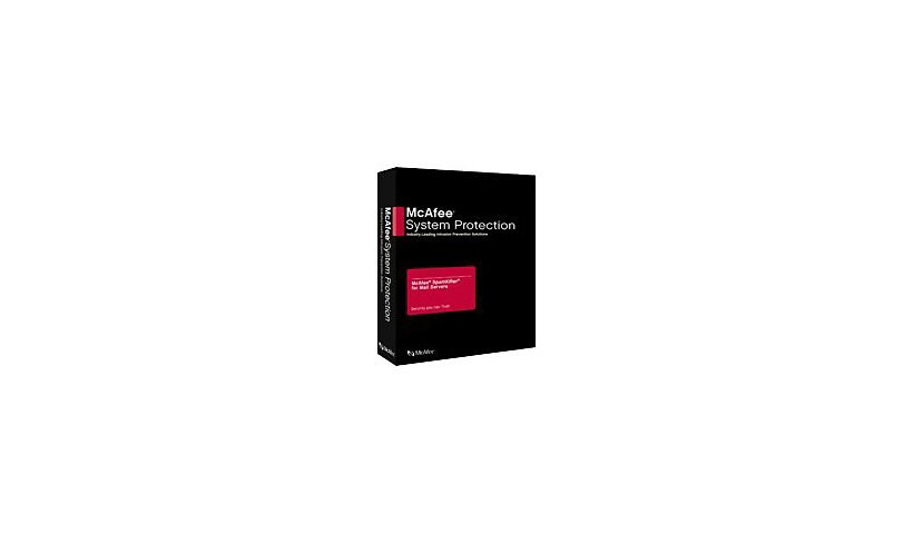 McAfee AVS 10 Pack, Perpetual License + 1 Year Support (11-25 users)