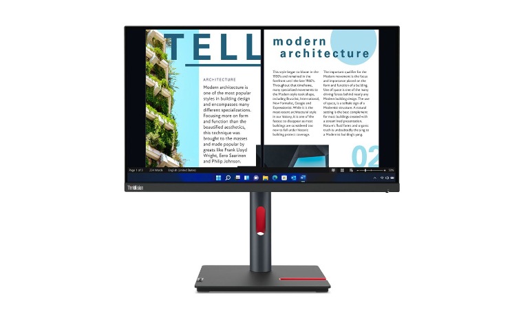ディスプレイ・モニター ThinkVision P24h-10 23.8型 WQHD IPS