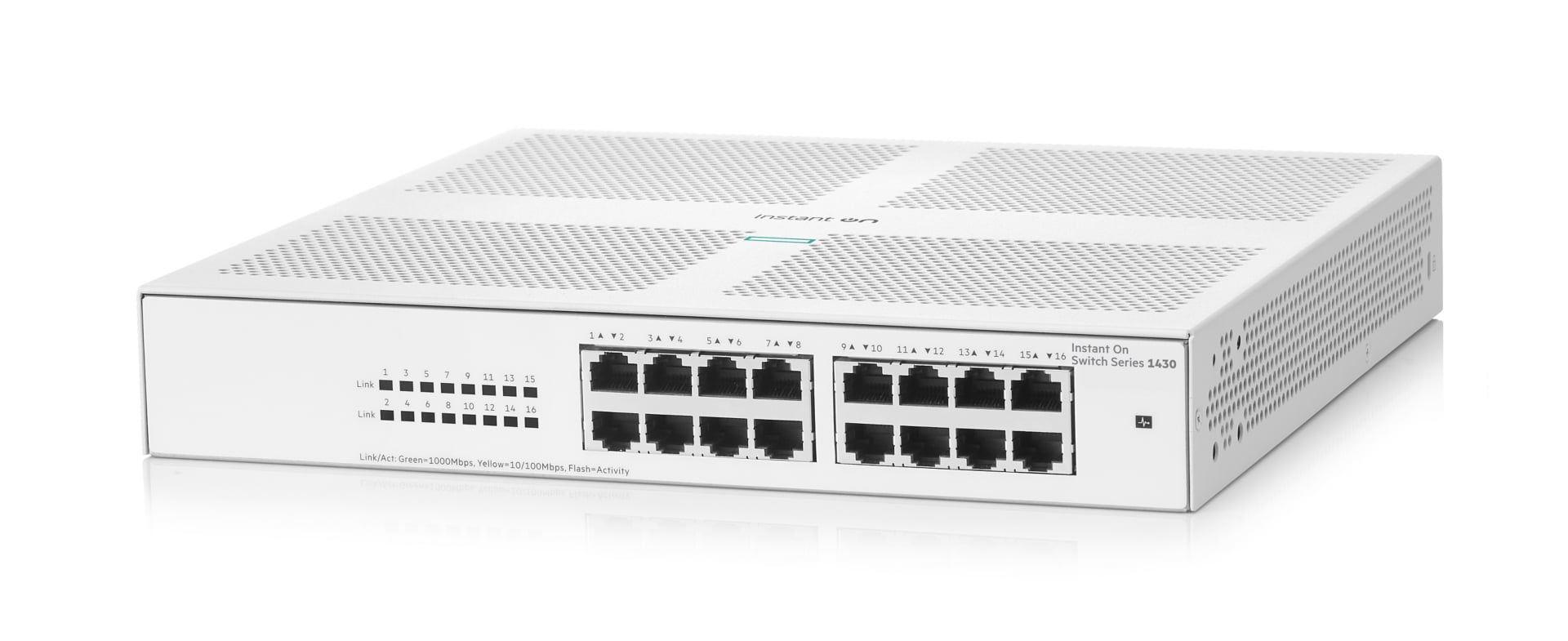 HPE Networking Instant On 1430 16G Switch - switch - 16 ports - unmanaged - rack-mountable