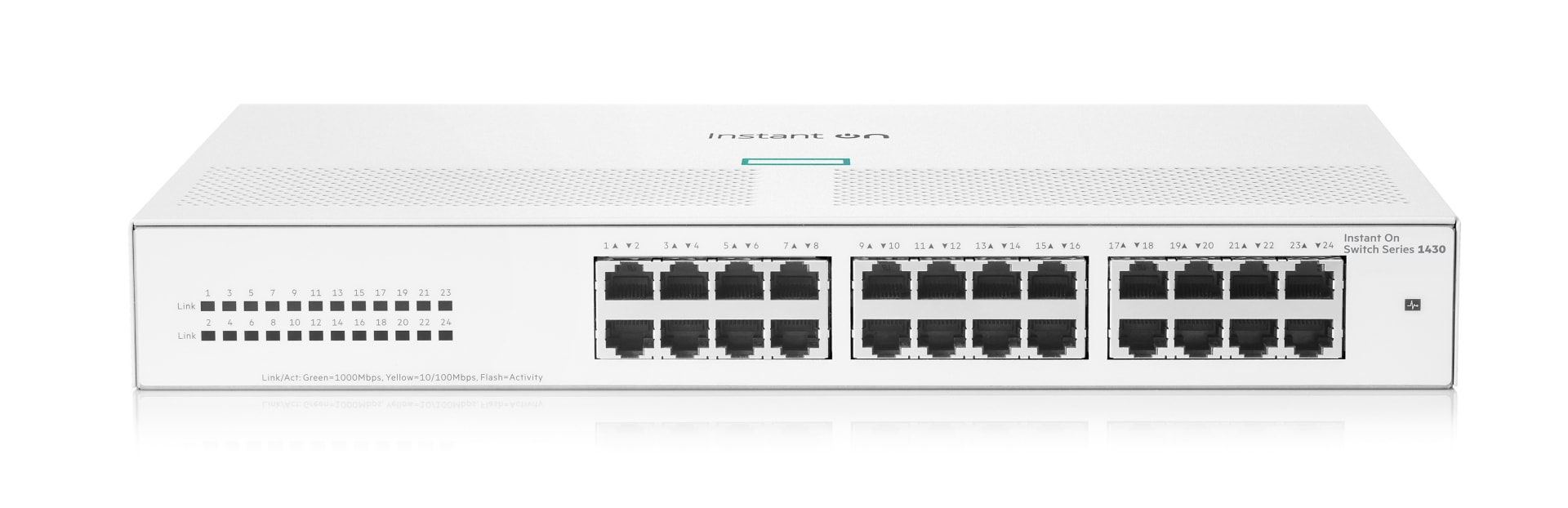 HPE Aruba Instant On 1430 24G Switch - switch - 24 ports - unmanaged - rack