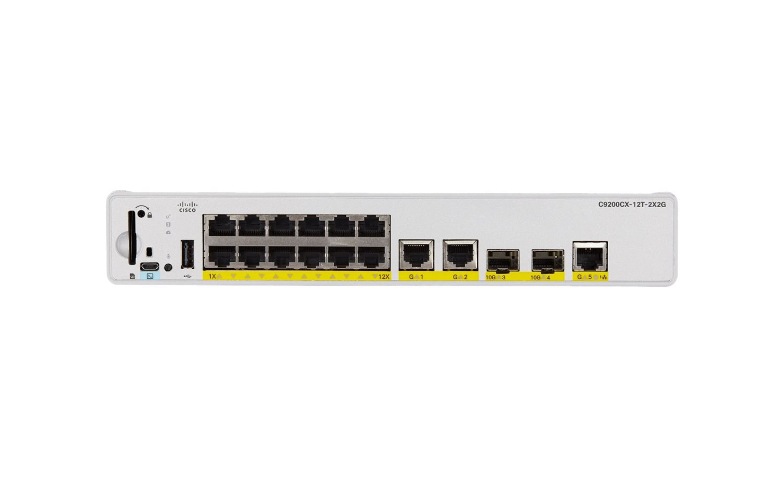 Cisco Catalyst 9200CX - Network Advantage - switch - compact - 12